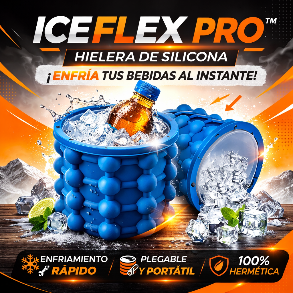 IceFlex Pro™ – Hielera de Silicona
