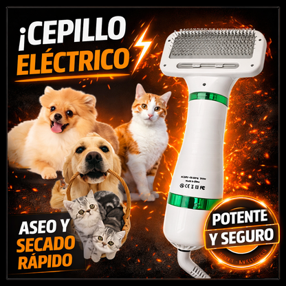 FurGroom Pro™ – Cepillo Secador 2 en 1 para Mascotas
