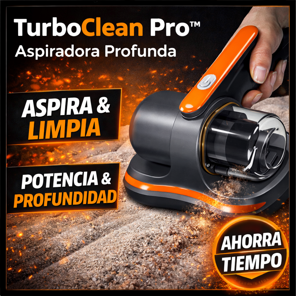 TurboClean Pro™ - Aspiradora Profunda